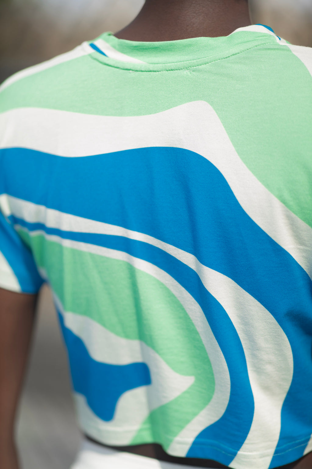 Mushroom Crop Top Tee