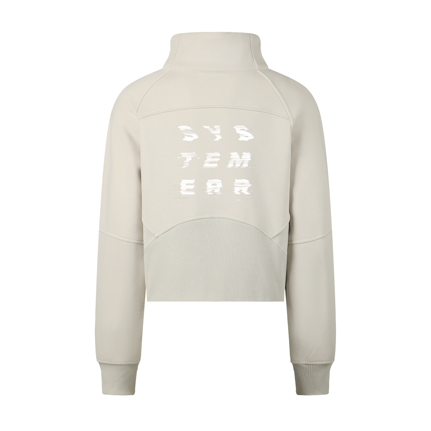 Cropped Half-Zip Women's System Error Sweatshirt