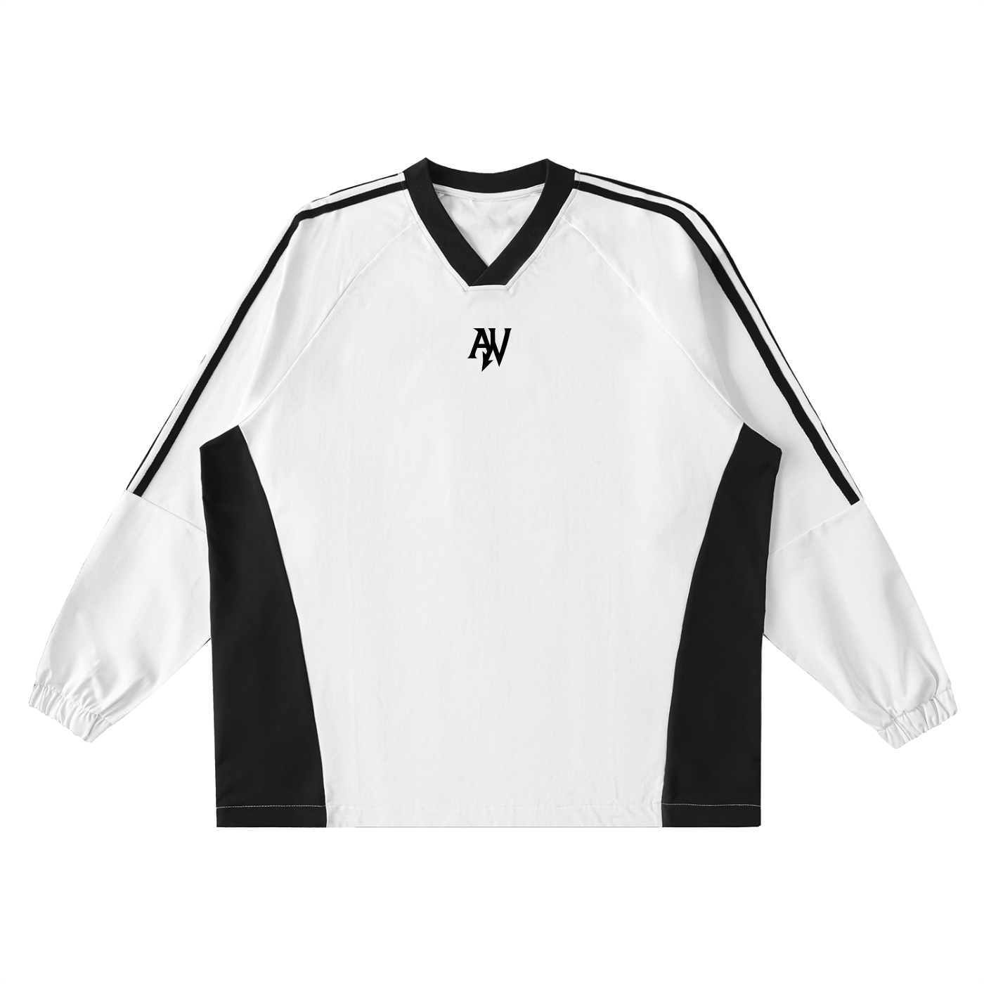 Color-Block System Error Pullover