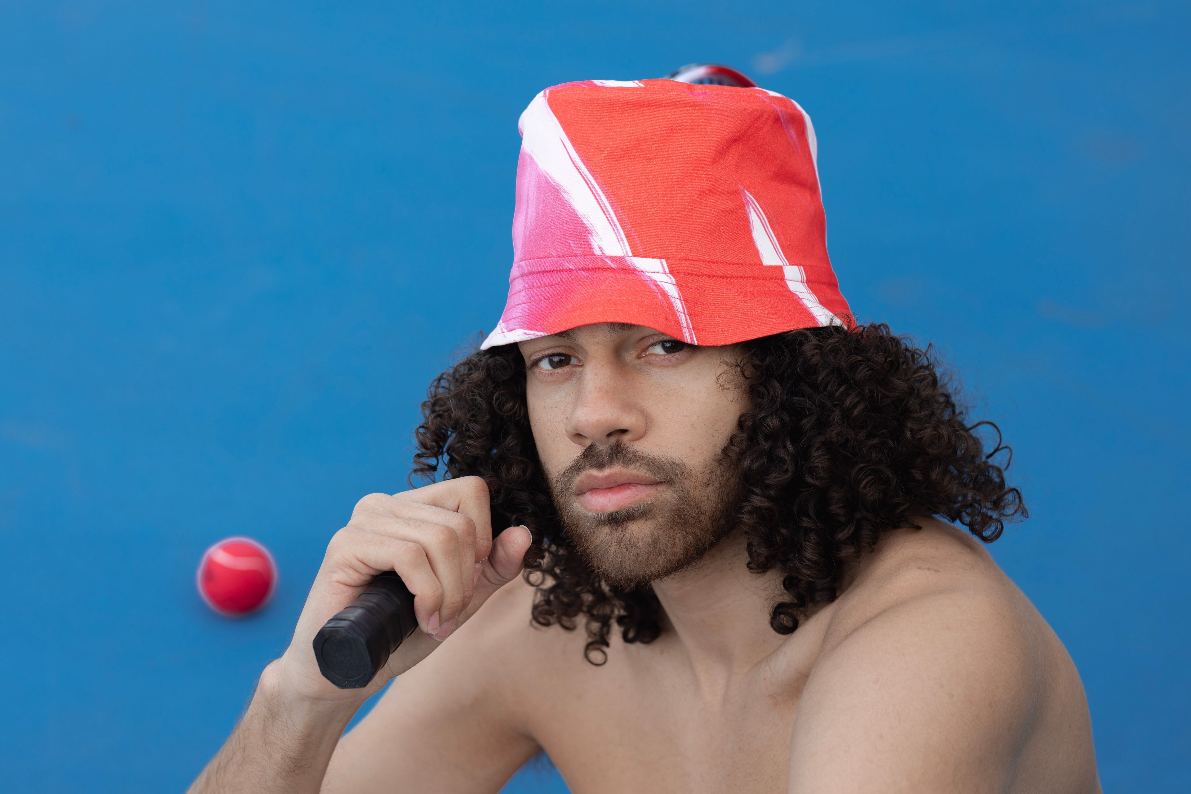 Hibiscus Paint Bucket Hat