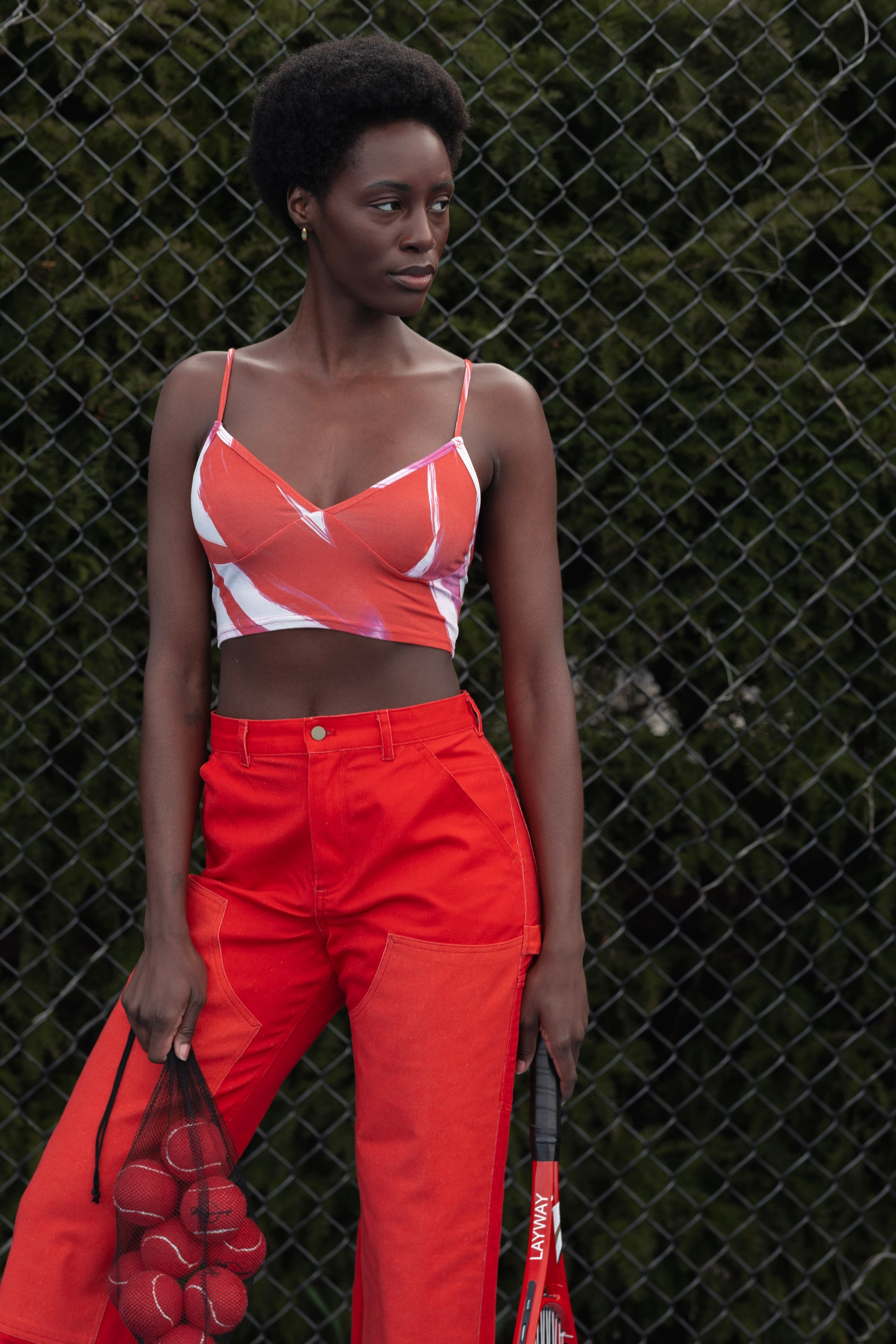 Hibiscus Paint Bralette