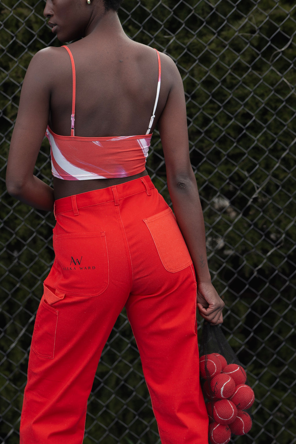 Hibiscus Paint Bralette