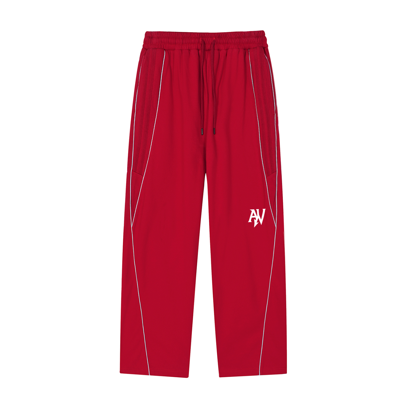 Reflection Striped Straight-Leg Sweatpants