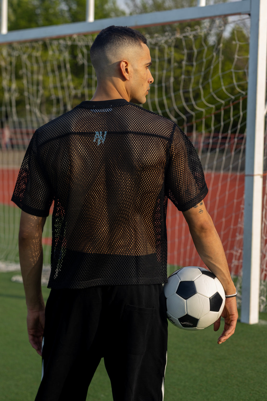 See-through Boxy Net T-Shirt
