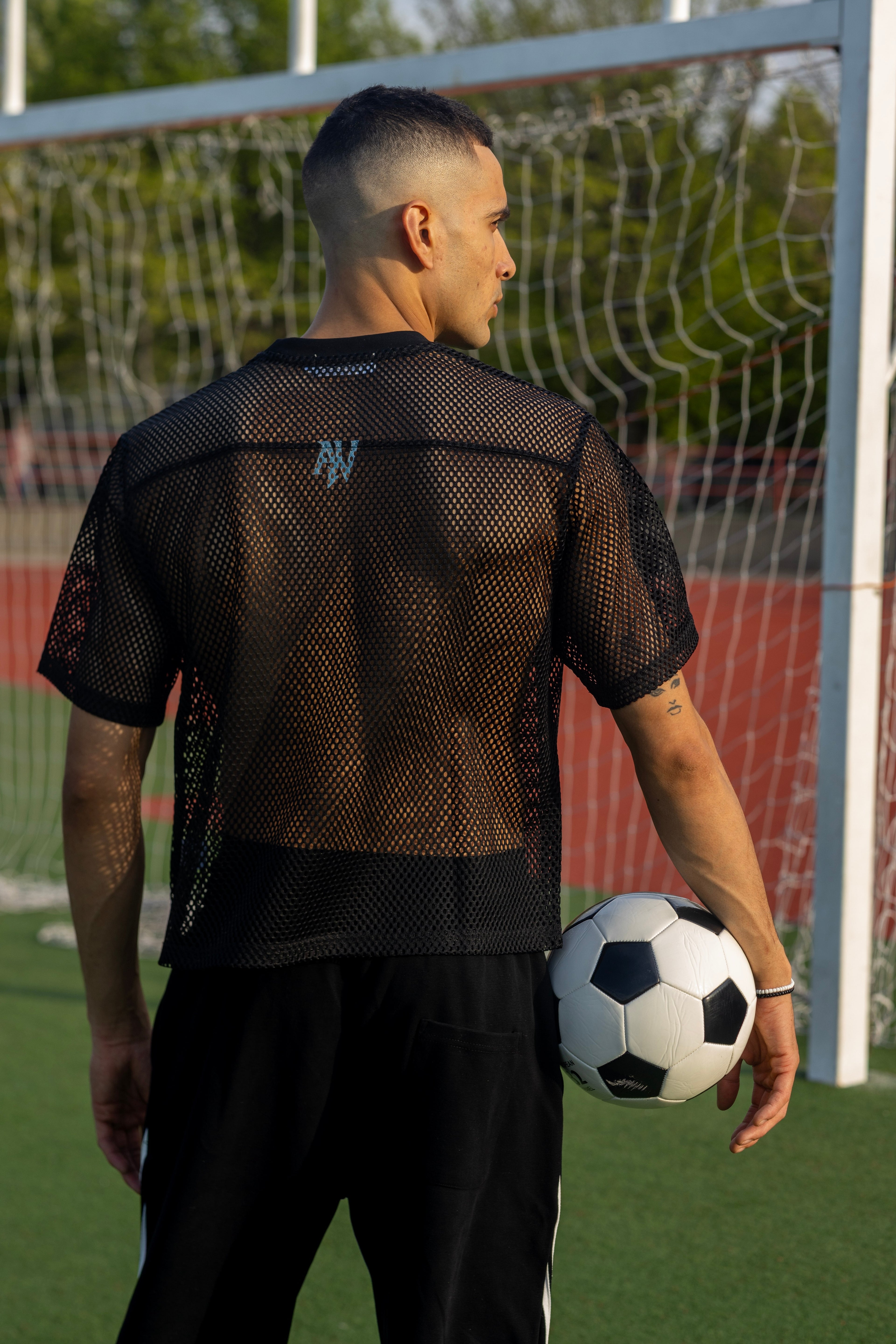 See-through Boxy Net T-Shirt
