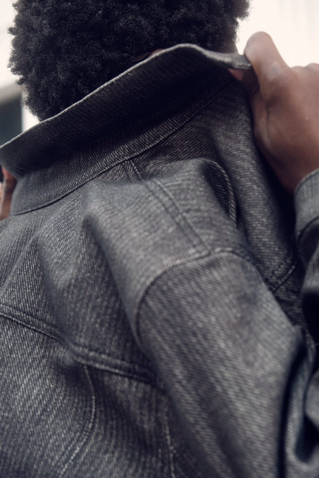 Charcoal Men's Denim Jacket