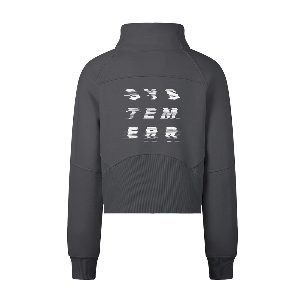 Cropped Half-Zip Women's System Error Sweatshirt