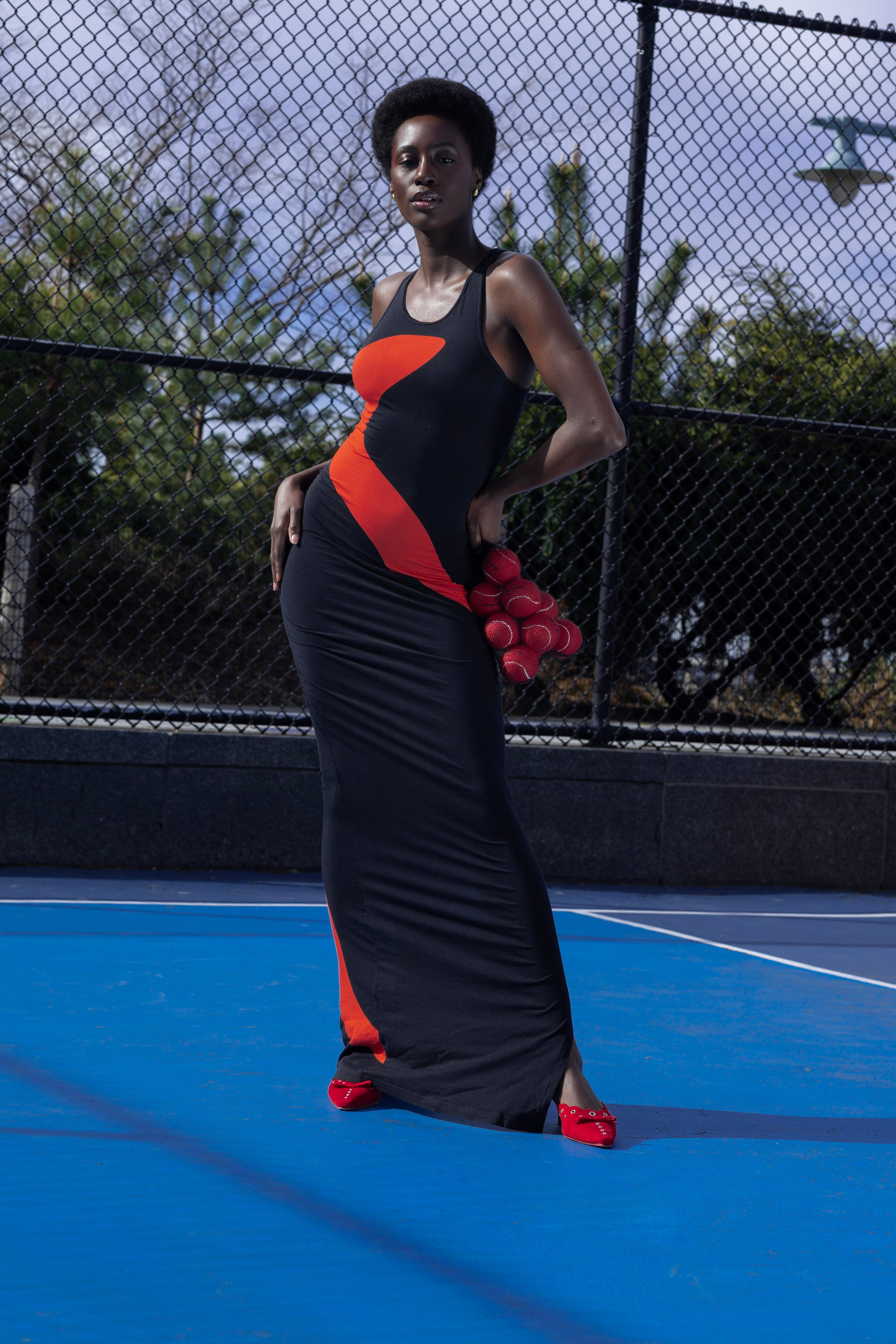 Hibiscus Snake Racerback Dress