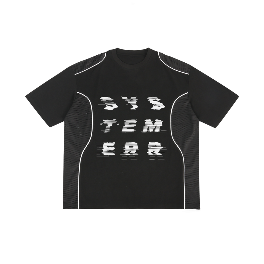 System Error Jersey Panel T-Shirt