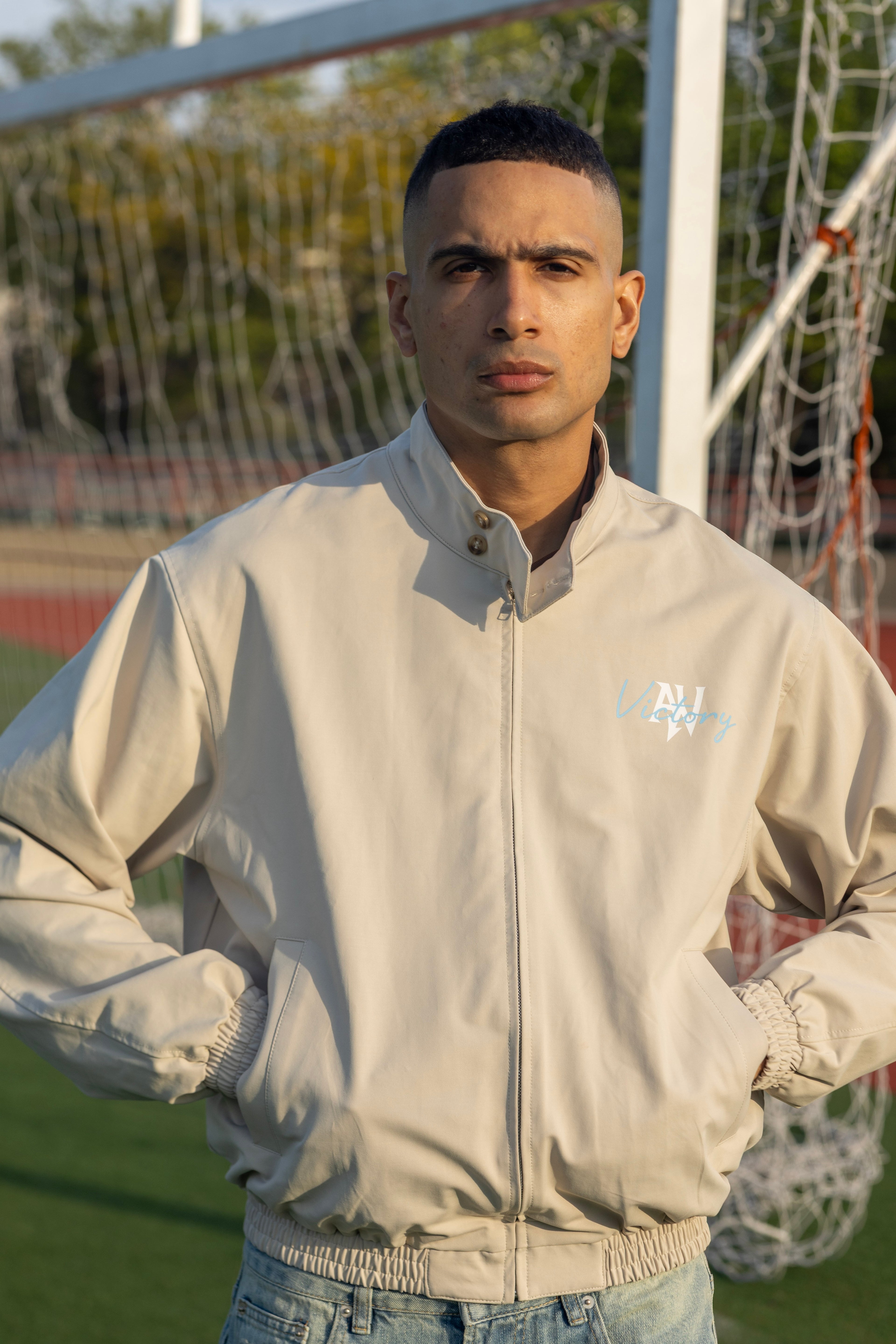 Stand Collar Bomber Jacket