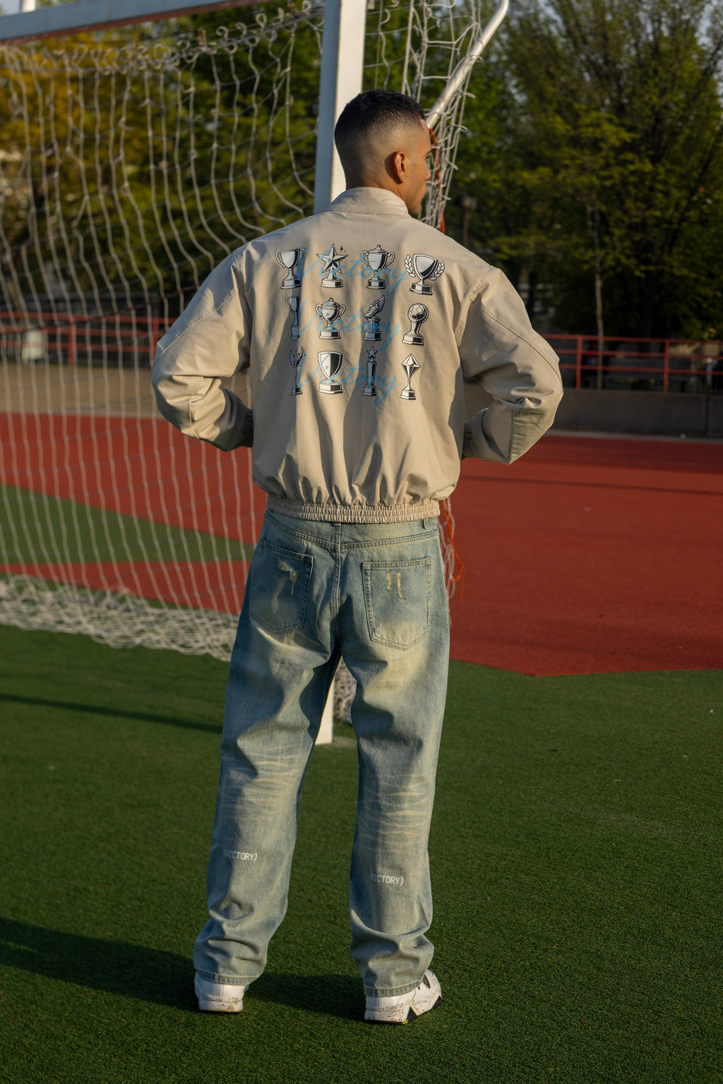 Stand Collar Bomber Jacket