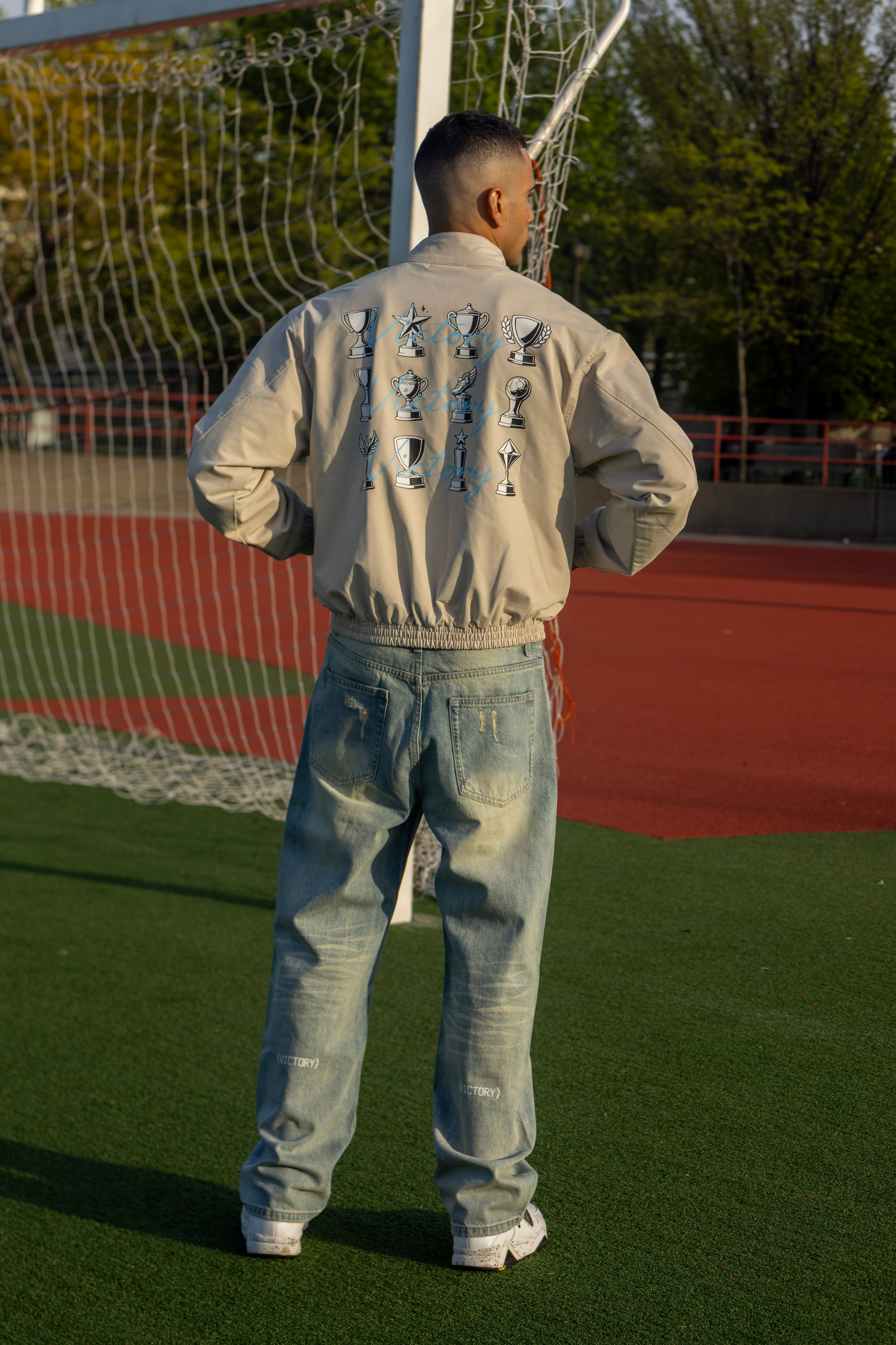 Stand Collar Bomber Jacket