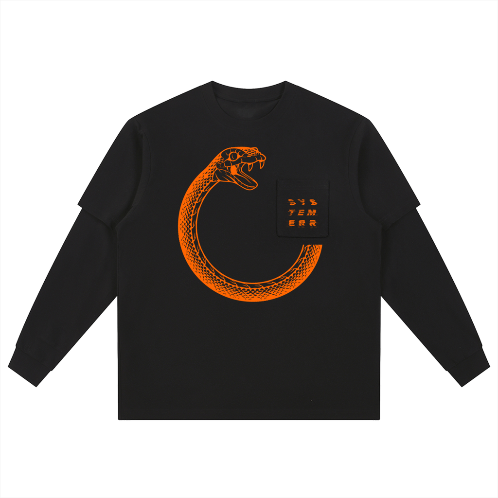 Layered Long Sleeve Oversized Tee