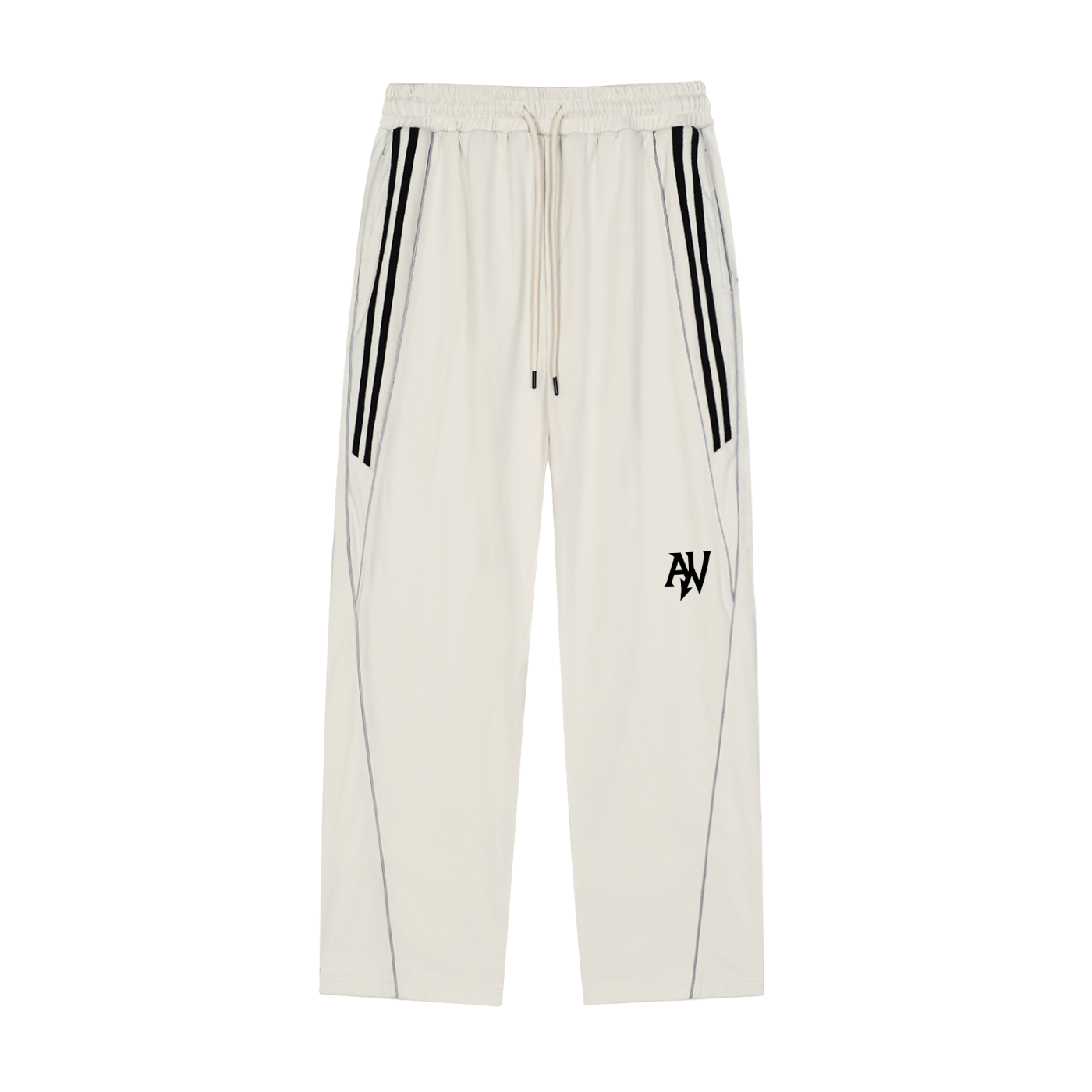 Reflection Striped Straight-Leg Sweatpants