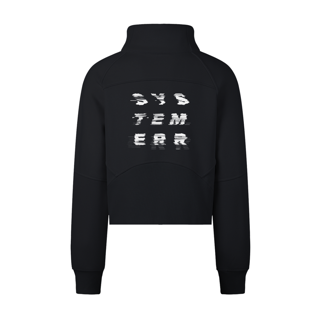 Cropped Half-Zip Women's System Error Sweatshirt
