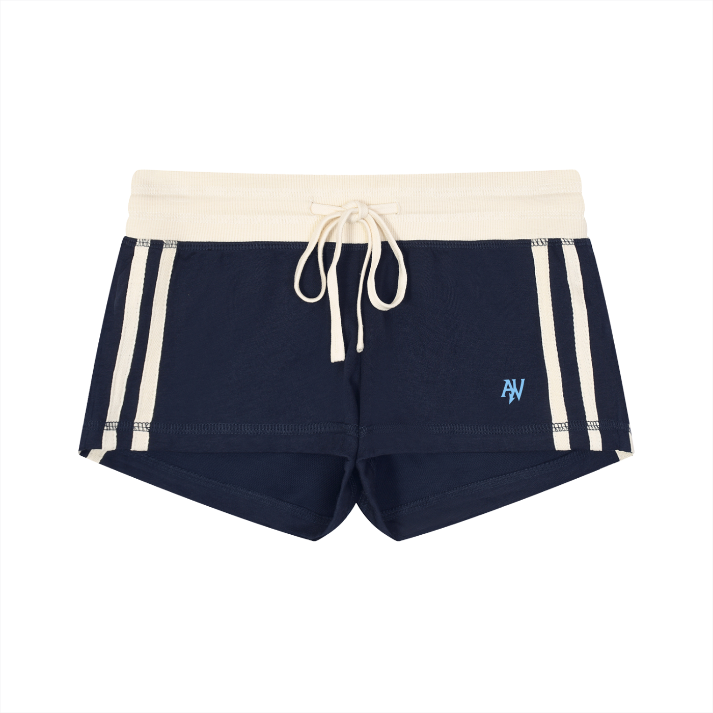 Women's Contrast Stripe Track Shorts