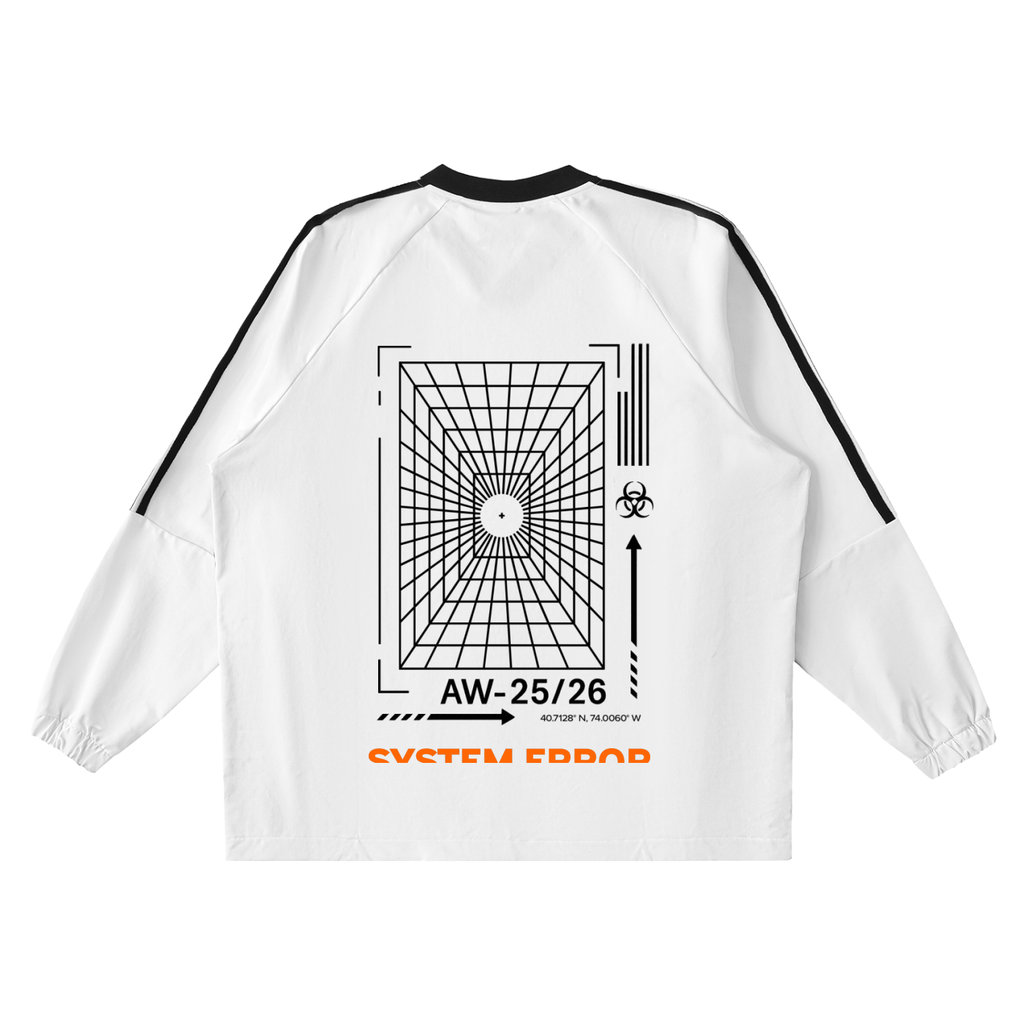 Color-Block System Error Pullover