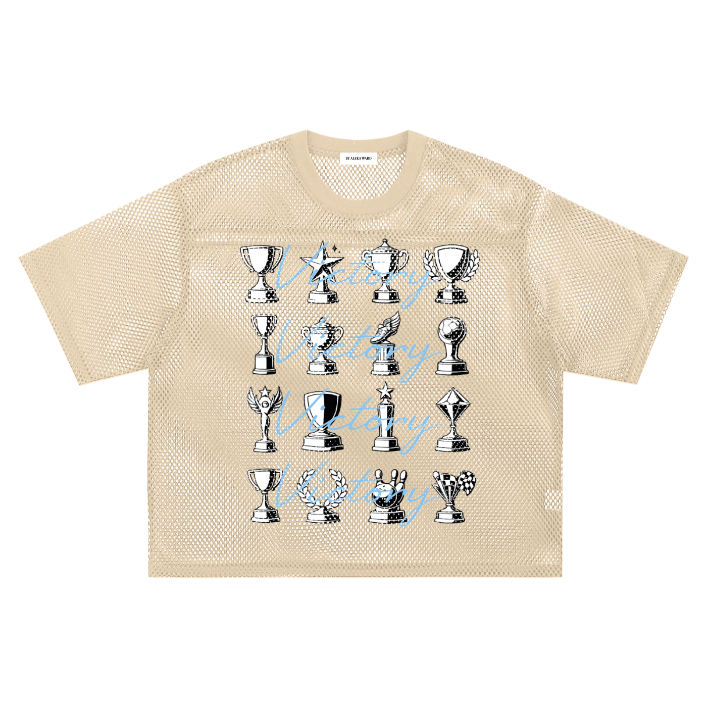See-through Boxy Net T-Shirt