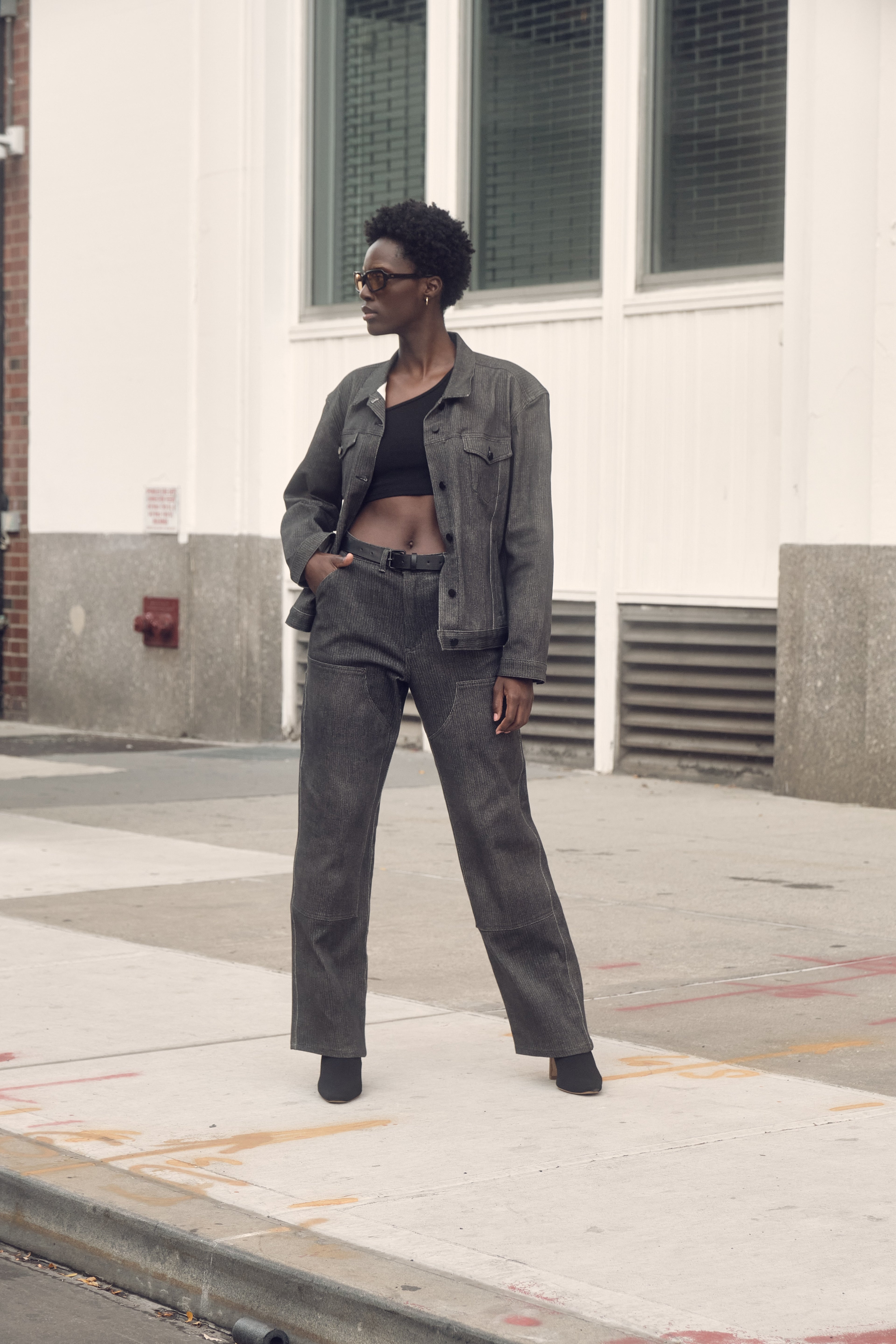 Charcoal Men's Denim Jacket