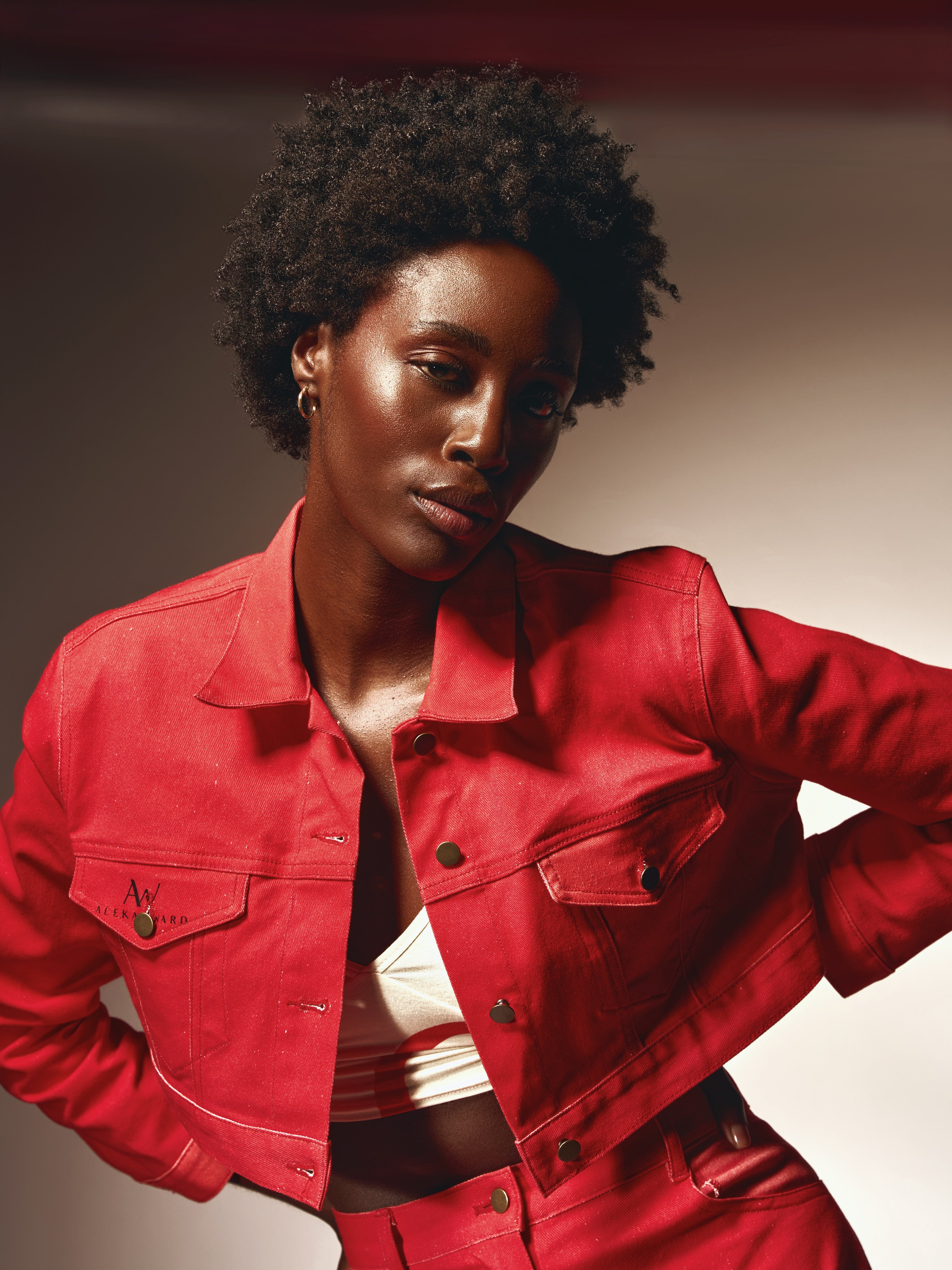 Hibiscus Crop Jacket