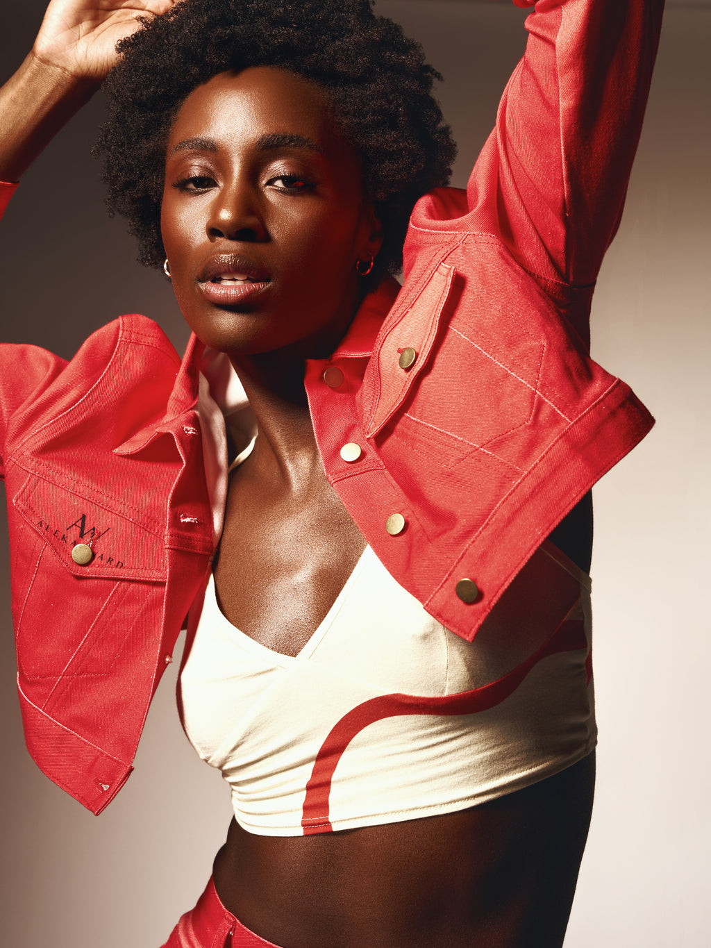 Hibiscus Crop Jacket