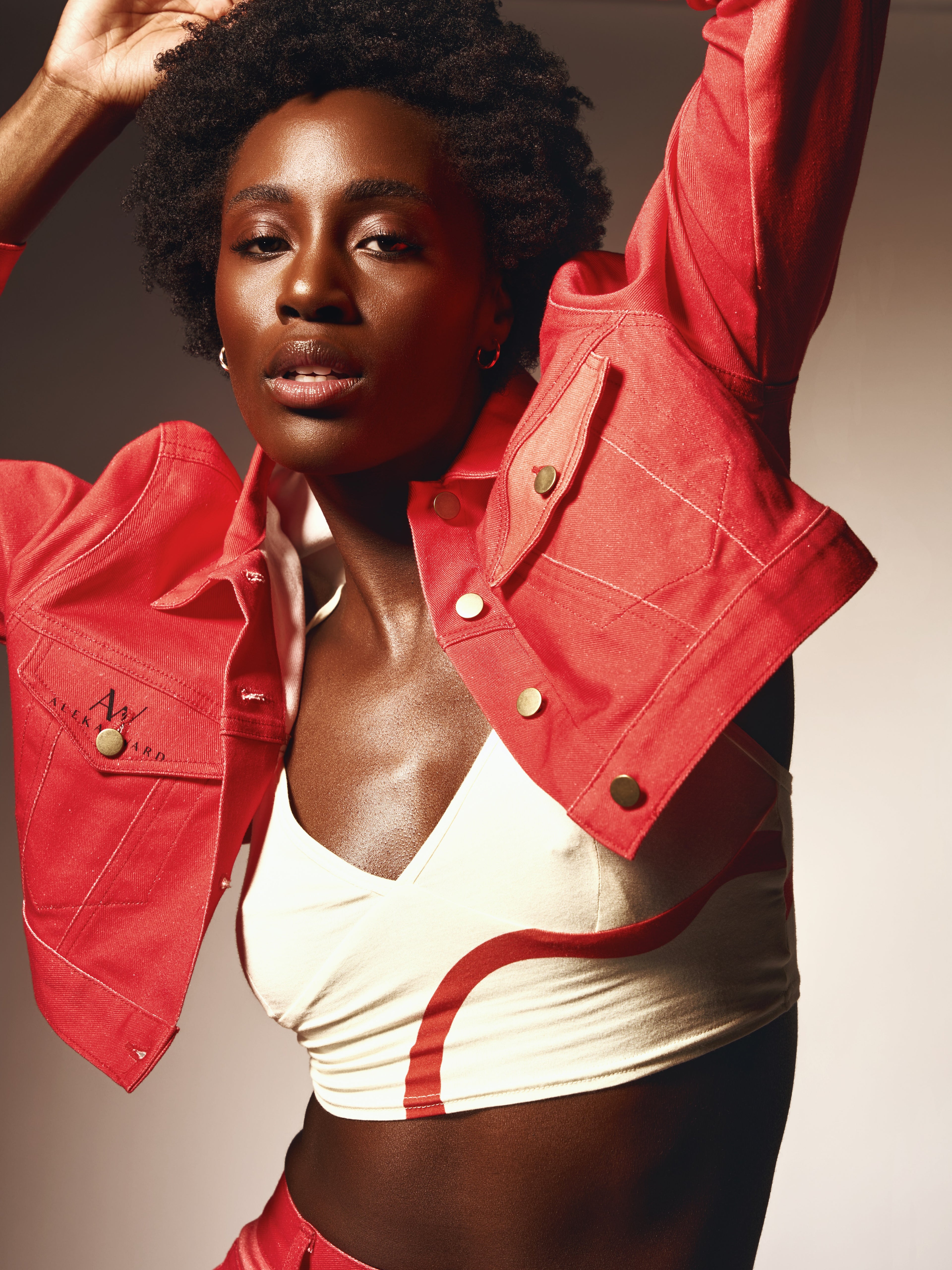 Hibiscus Crop Jacket