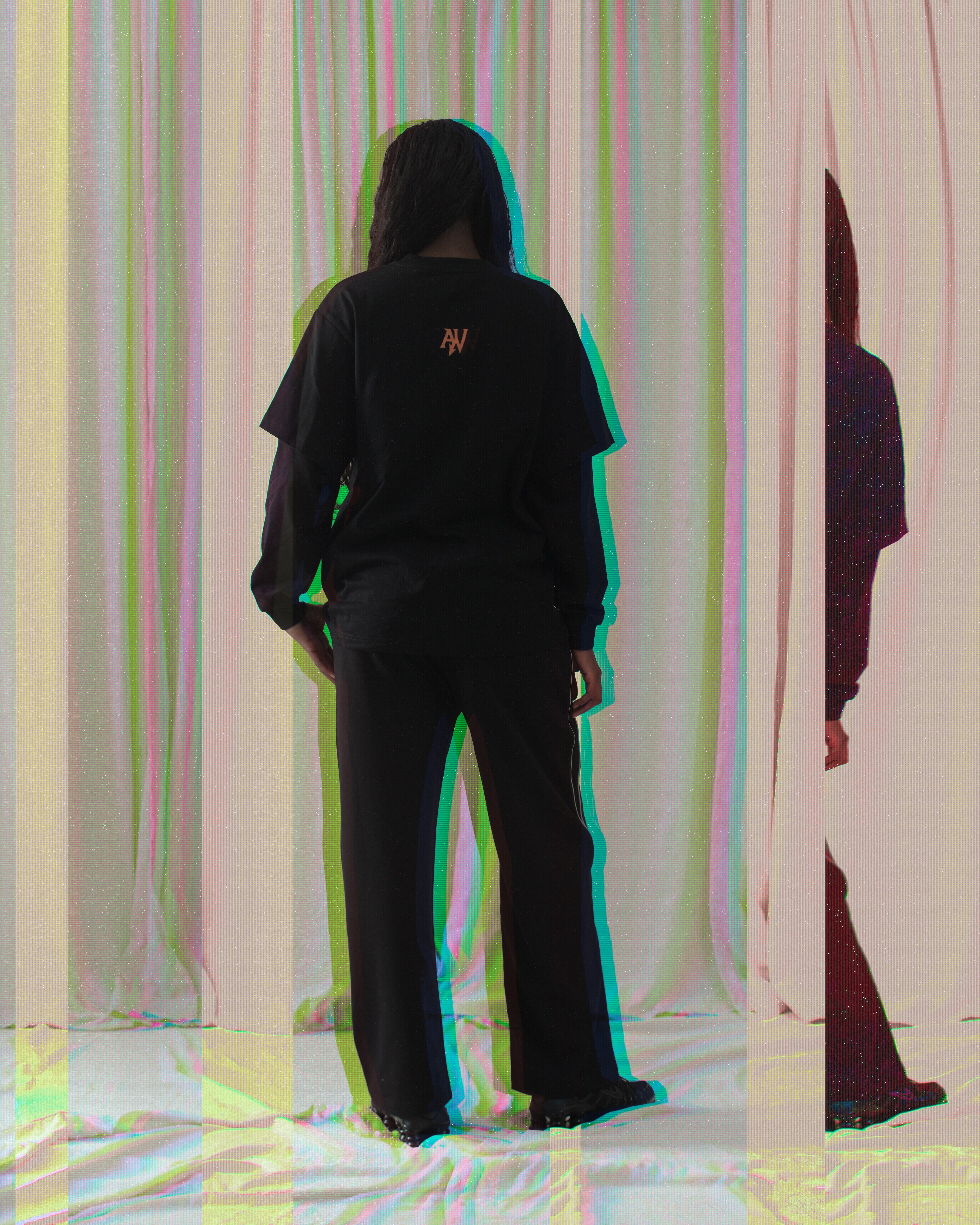 Layered Long Sleeve Oversized Tee