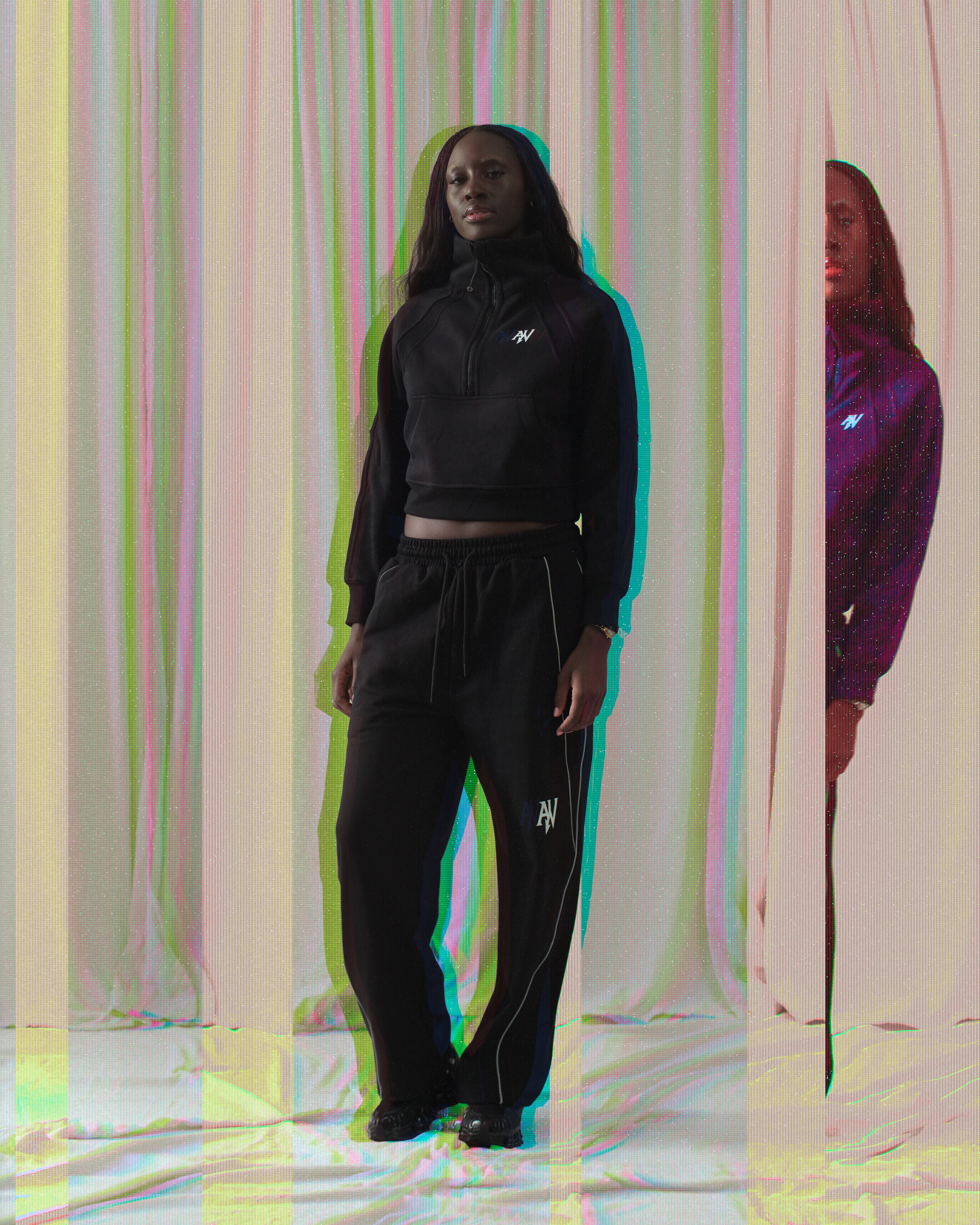 Cropped Half-Zip Women's System Error Sweatshirt