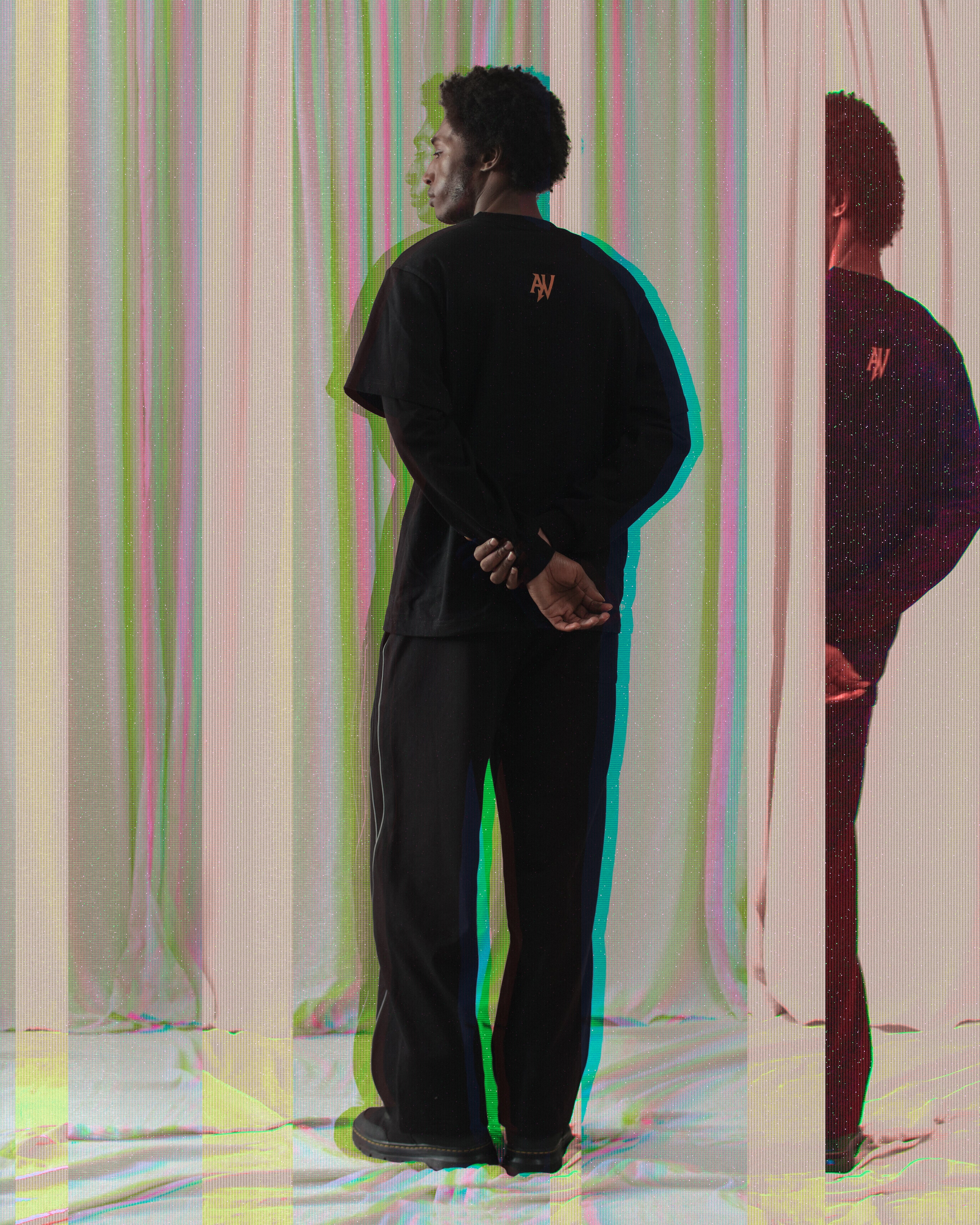 Layered Long Sleeve Oversized Tee