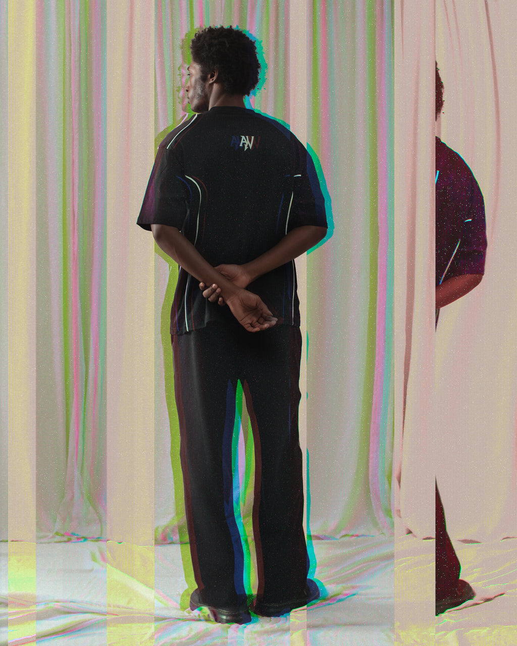 System Error Jersey Panel T-Shirt