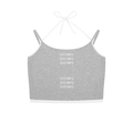 Contrast Binding Halter Tank Top