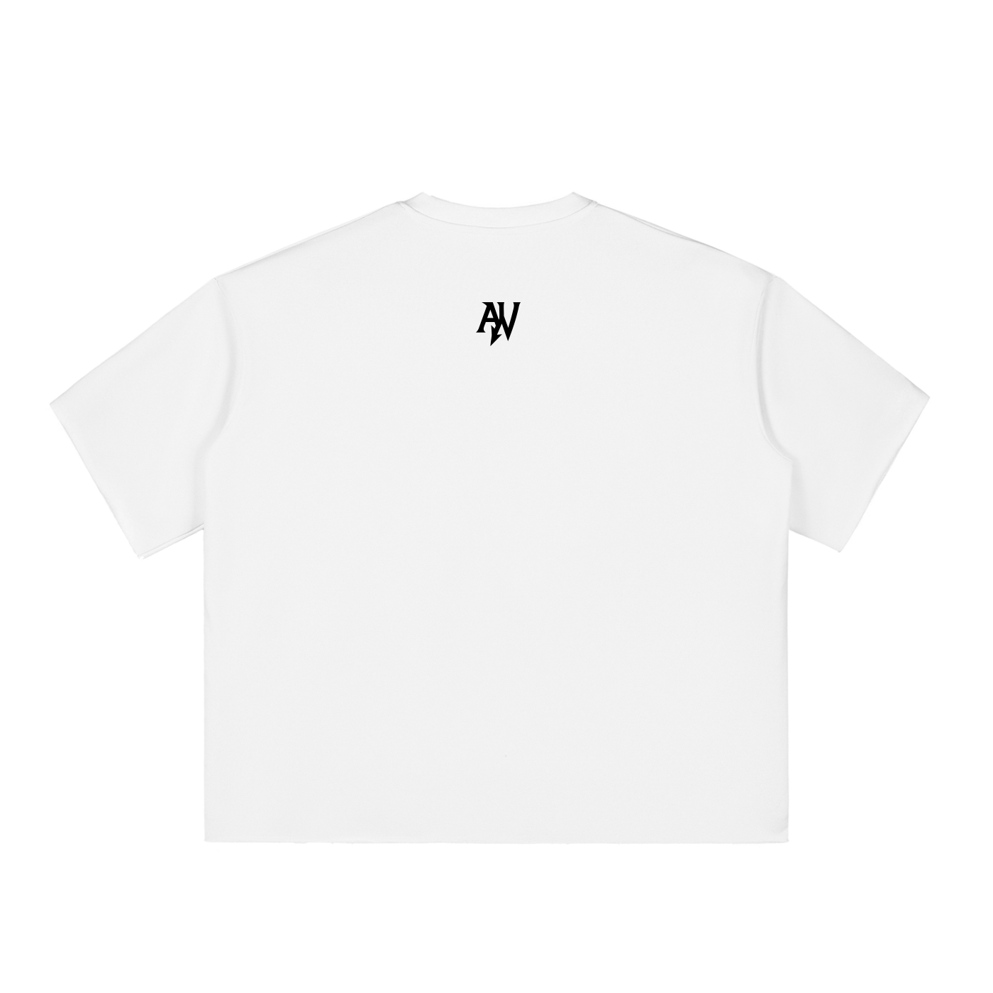 Boxy Raw-Edge System Error T-Shirt