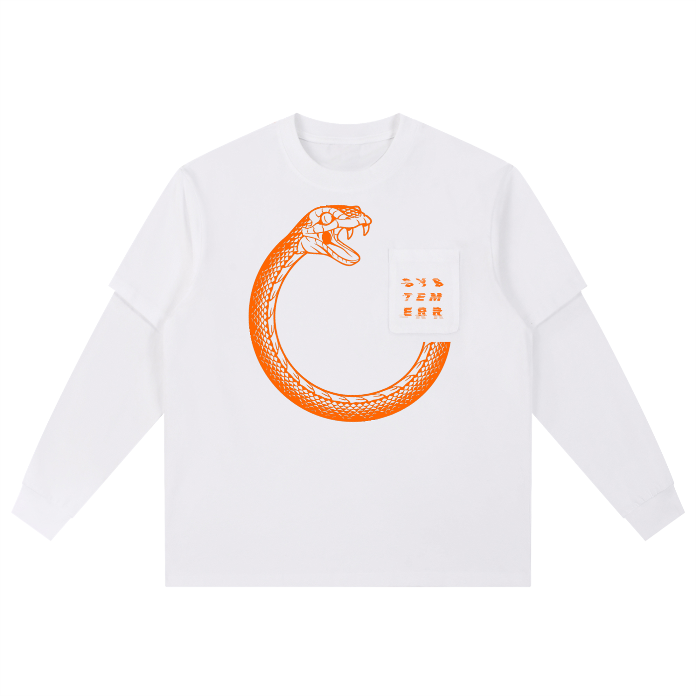 Layered Long Sleeve Oversized Tee