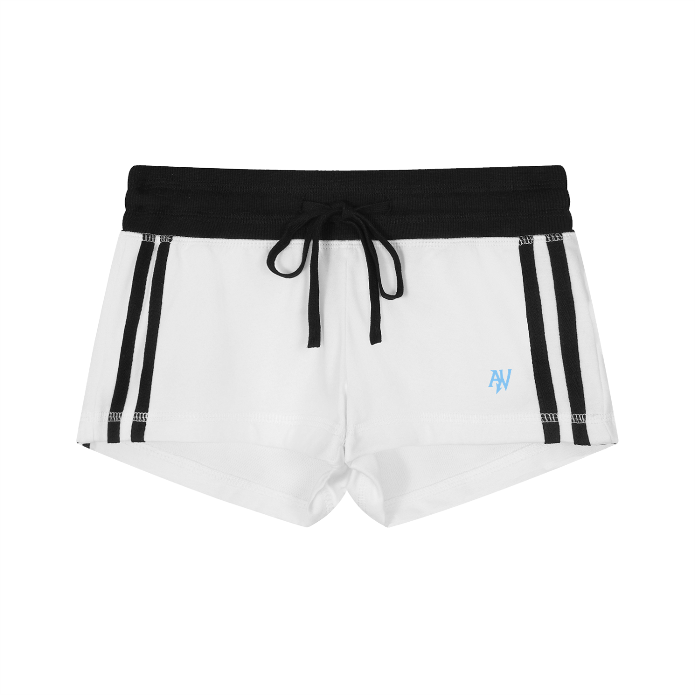 Women's Contrast Stripe Track Shorts