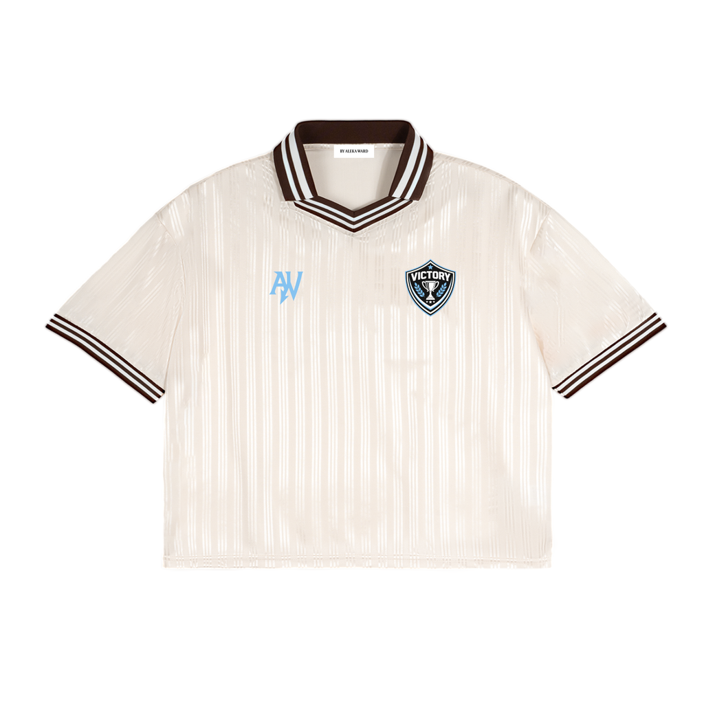 Contrast Stripes Polo Collar T-Shirt