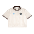 Contrast Stripes Polo Collar T-Shirt
