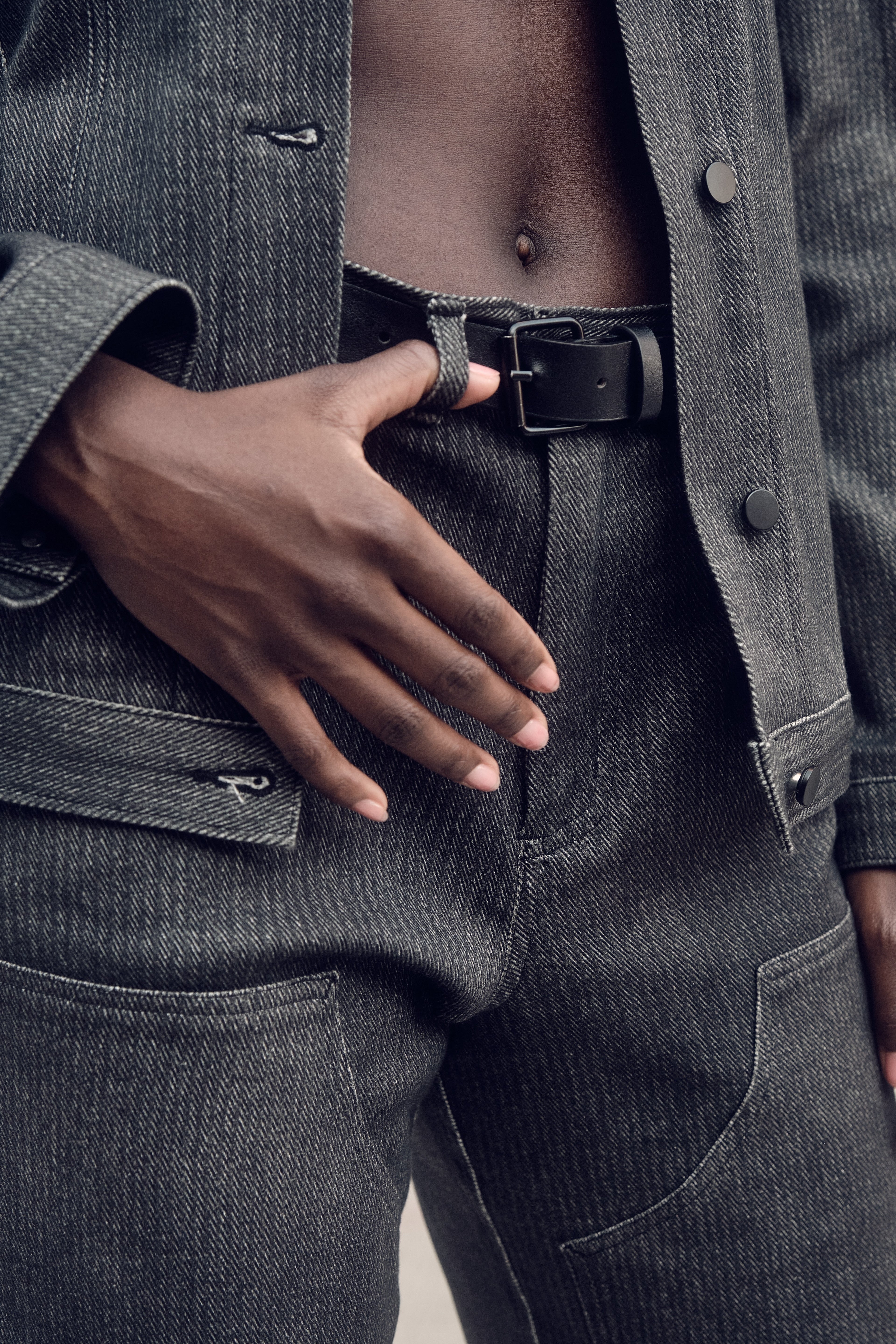 Charcoal Men's Denim Jacket