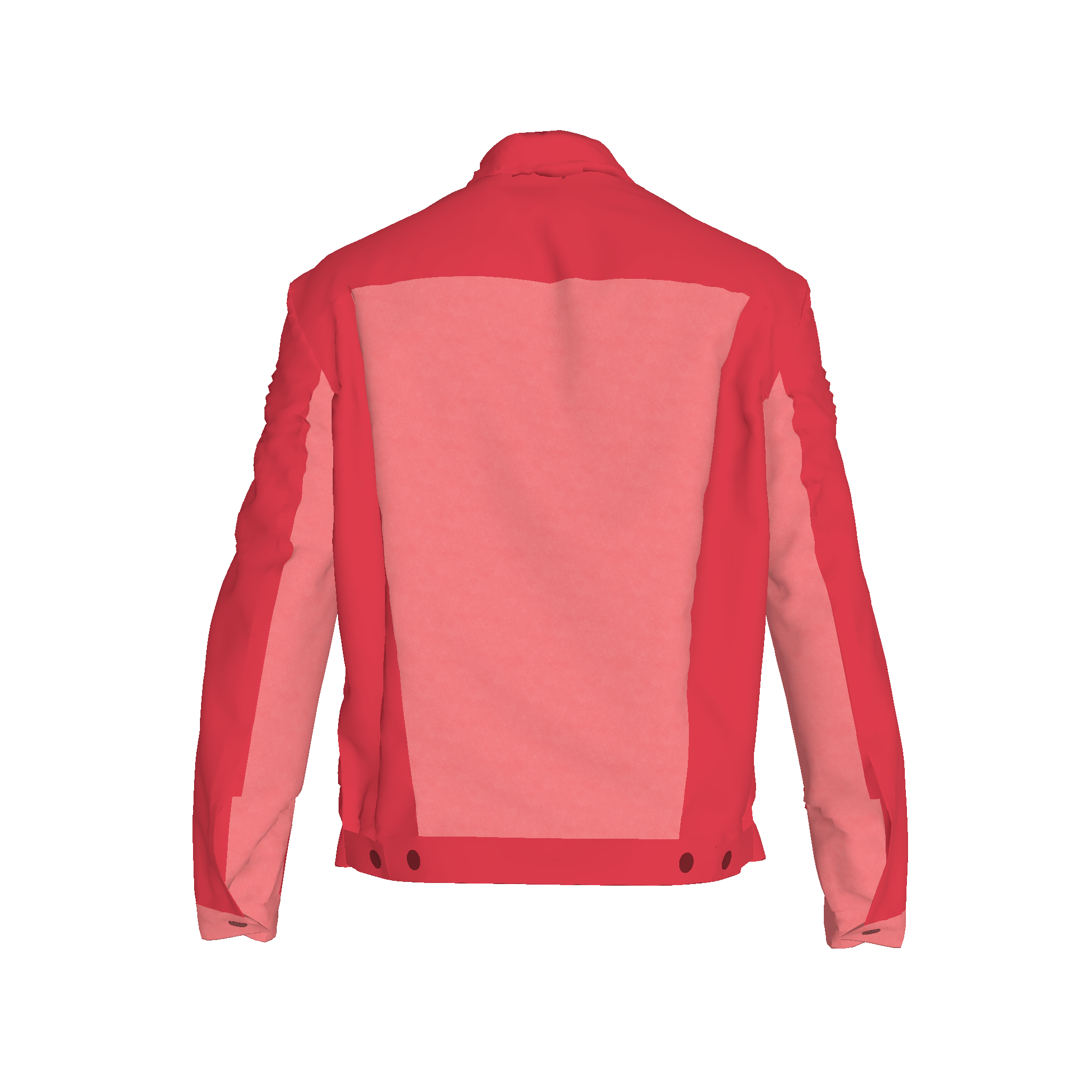 Hibiscus Men's Denim Jacket